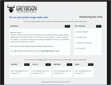 Tablet Screenshot of greybison.com